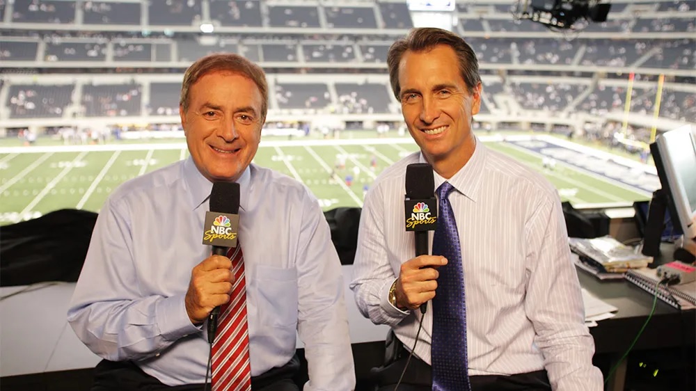 Al Michaels et Cris Collinsworth chez NBC