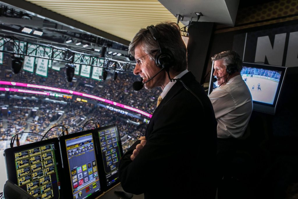 Jack Edwards et Andy Brickley (NESN)