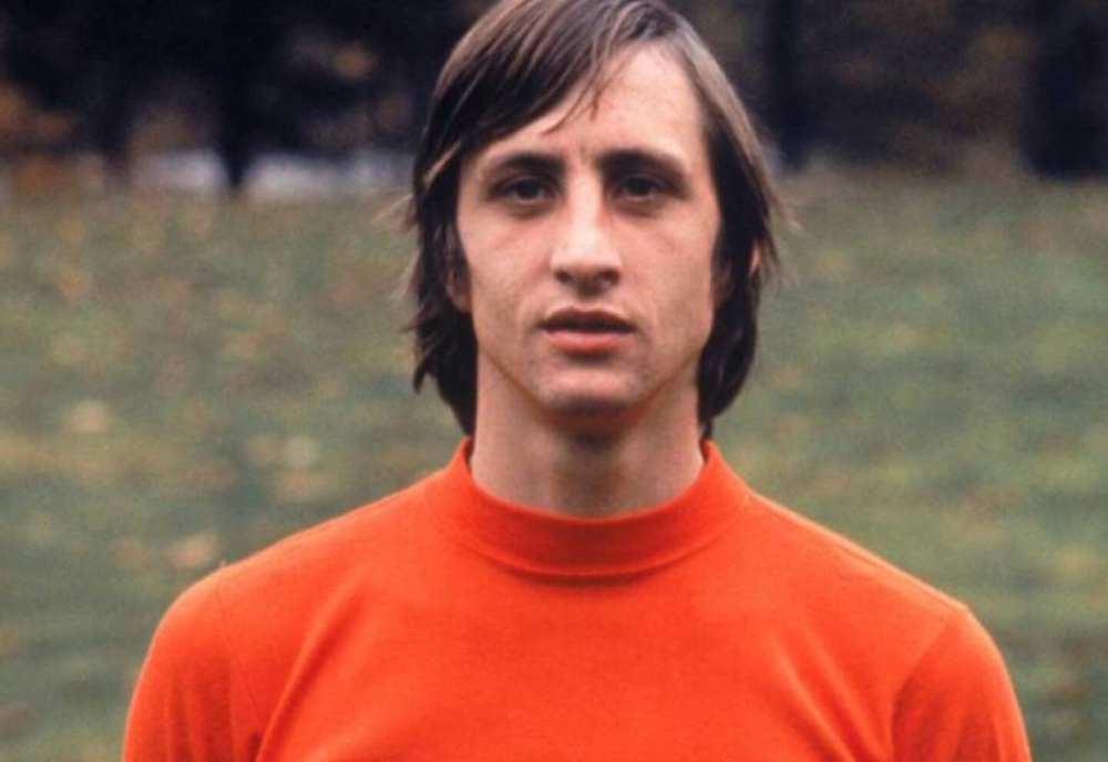 Johann Cruyff sous le maillot des Pays-Bas.