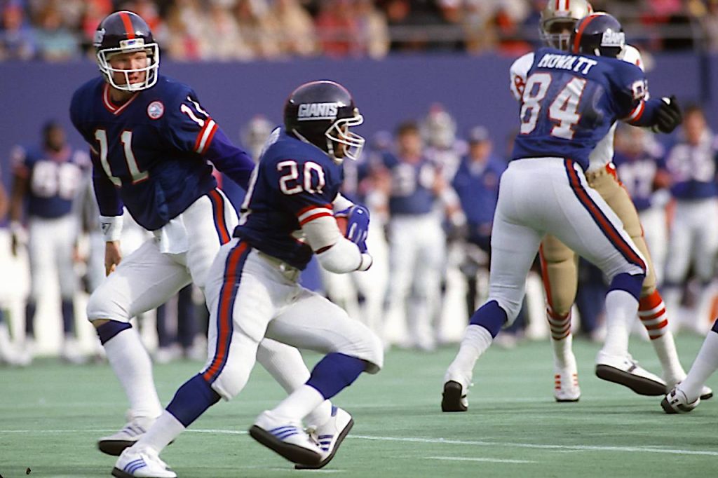 The NFL team New York Giants in 1986