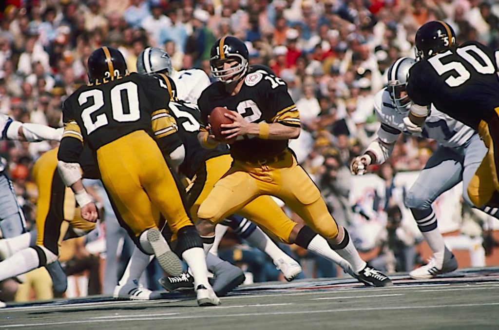 O Pittsburgh Steelers na disputa do Super Bowl X.