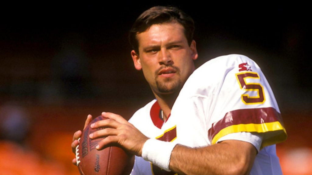 A photo of Heath Shuler with no helmet
