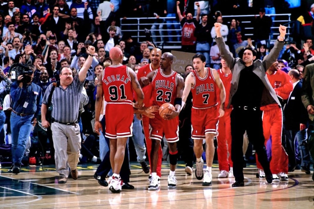 One of the best NBA teams ever, the Chicago Bulls