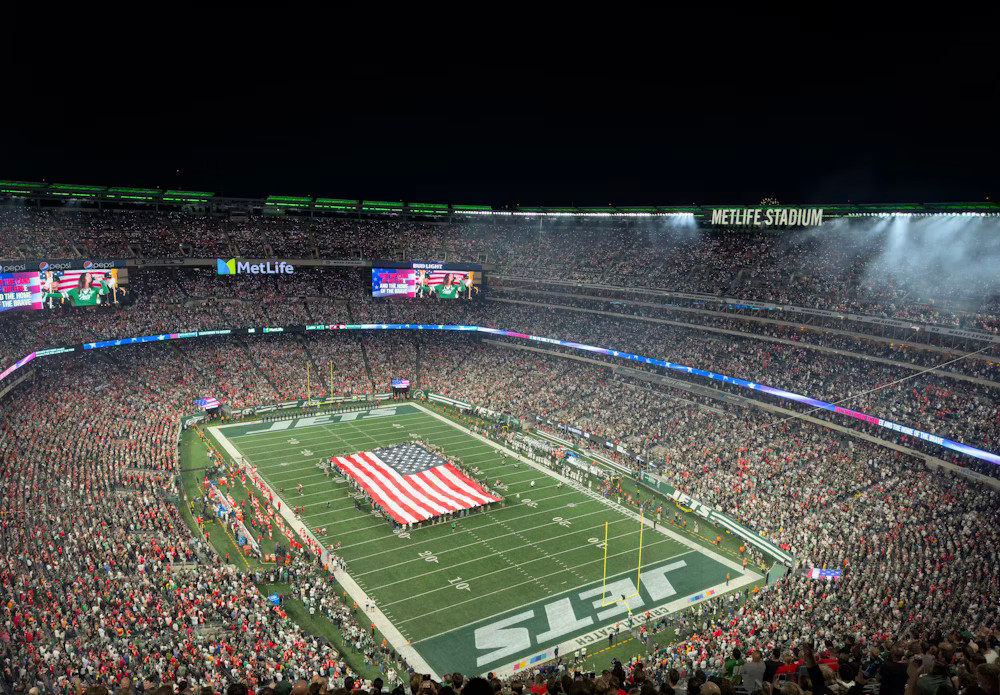 MetLife Stadium during an NY Jets Game